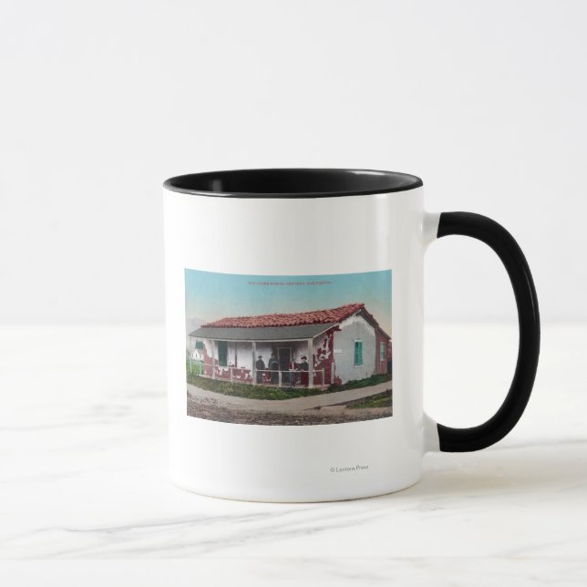 Exterior View of an Old Adobe HomeVentura, CA Mug (Right)