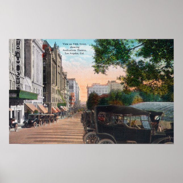 Exterior View of Auditorium Theatre on 5th Poster (Front)