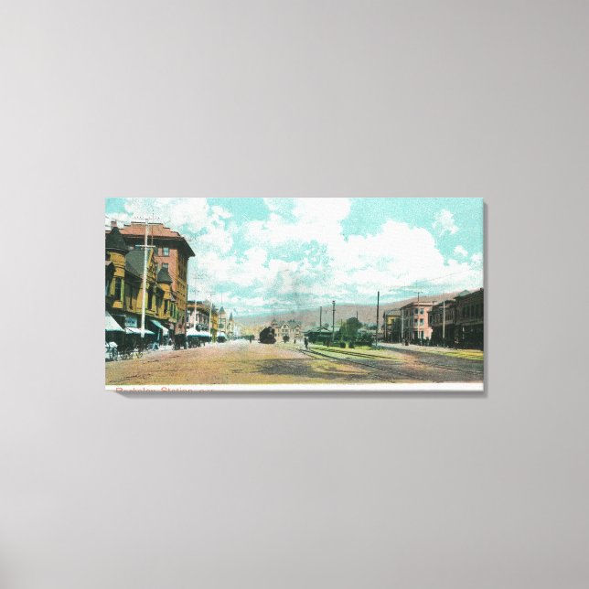 Exterior View of Berkeley StationBerkeley, CA Canvas Print (Front)