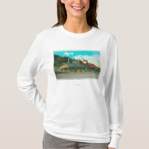 Exterior View of Brand's BBQ Restaurant T-Shirt