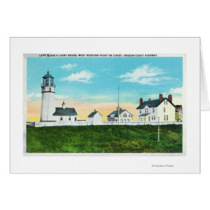 Exterior View of Cape Blanco LighthouseCoast