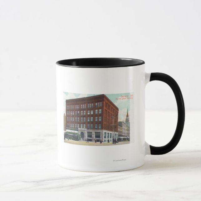 Exterior View of Central Bank BldgOakland, CA Mug (Right)