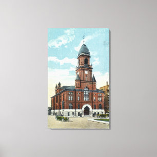 Exterior View of City Hall Canvas Print