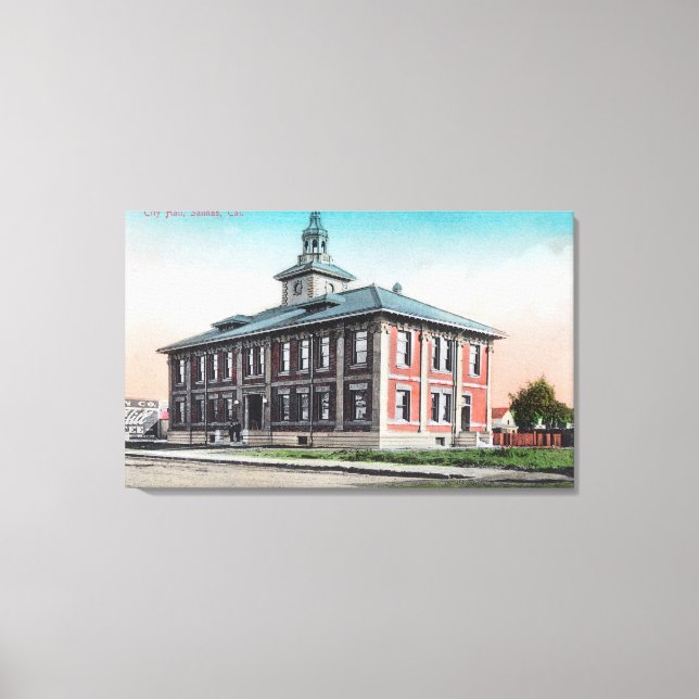 Exterior View of City HallSalinas, CA Canvas Print (Front)