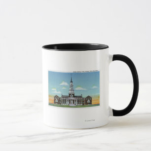 Exterior View of Colby College Miller Library Mug