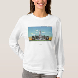 Exterior View of Colby College Miller Library T-Shirt
