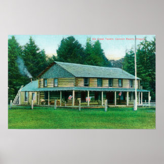 Exterior View of Elk Creek Tavern Poster