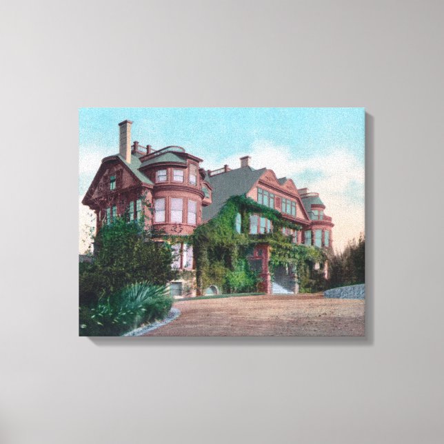 Exterior View of FM Borax Smith Residence Canvas Print (Front)