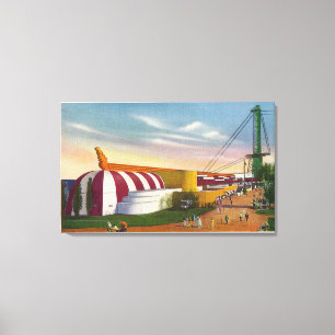 Exterior View of Food & Agricultural Bldg Canvas Print