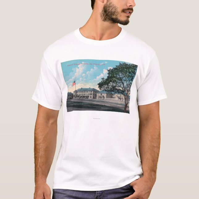 Exterior View of General Hospital, Presidio T-Shirt (Front)