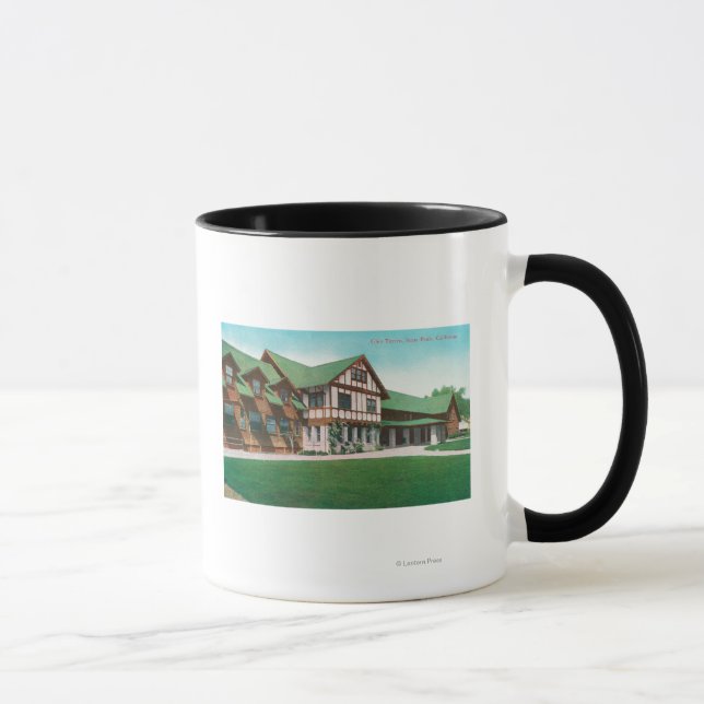Exterior View of Glen TavernSanta Paula, CA Mug (Right)