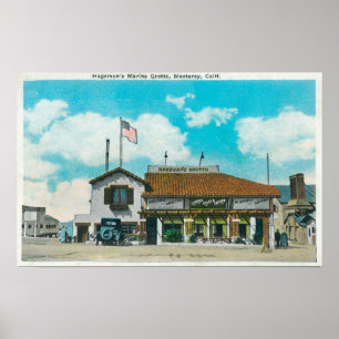 Exterior View of Hageman's Marine Grotto Poster