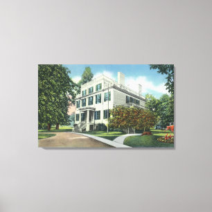 Exterior View of Historic Granger Homestead Canvas Print