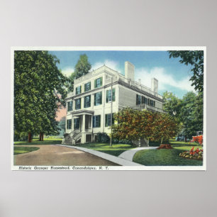 Exterior View of Historic Granger Homestead Poster