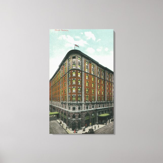 Exterior View of Hotel Seneca Canvas Print (Front)