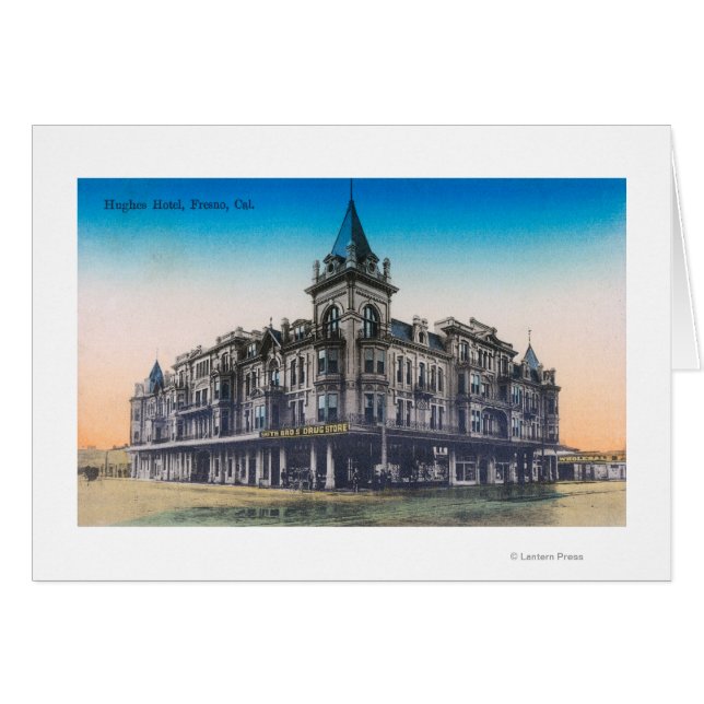 Exterior View of Hughes HotelFresno, CA (Front Horizontal)