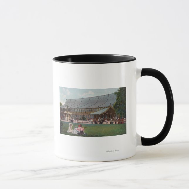 Exterior View of Idora Park Skating Rink Mug (Right)