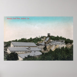Exterior View of Kennedy Gold MineJackson, CA Poster