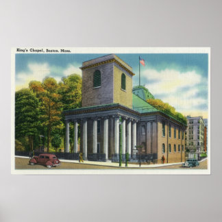 Exterior View of King's Chapel # 2 Poster