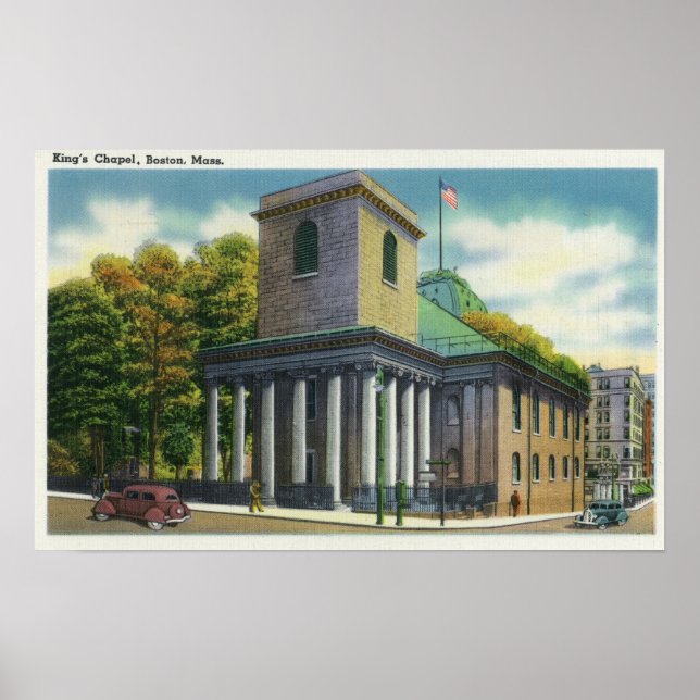 Exterior View of King's Chapel # 2 Poster (Front)