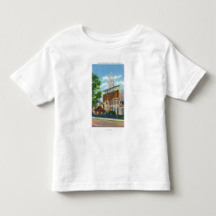 Exterior View of Little Church Around the Toddler T-shirt