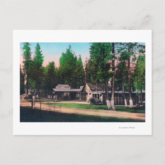 Exterior View of Loch Lomond Resort Postcard (Front)