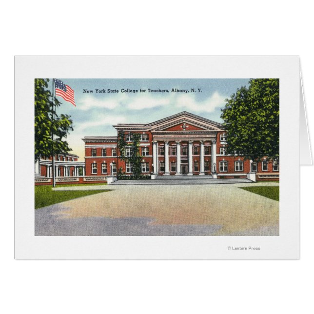 Exterior View of NY State College for Teachers (Front Horizontal)