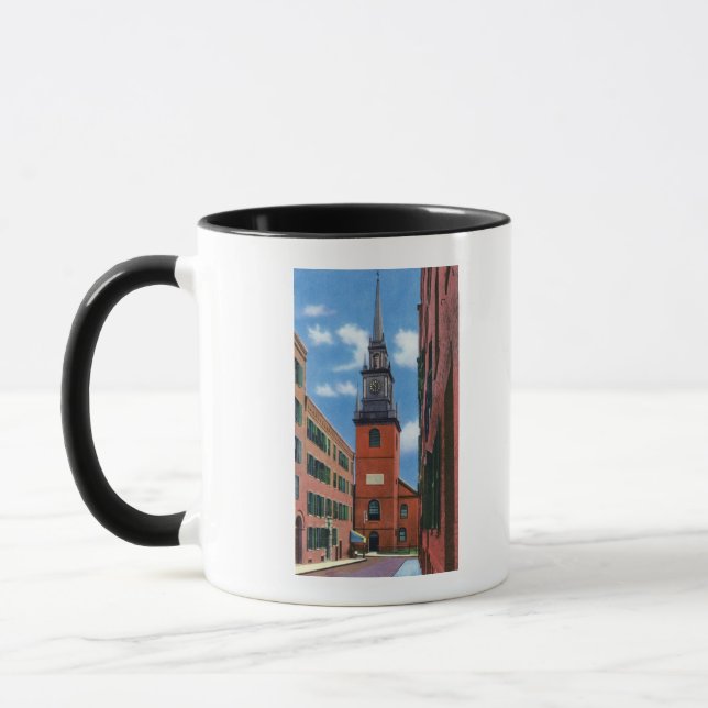 Exterior View of Old North Church Mug (Left)