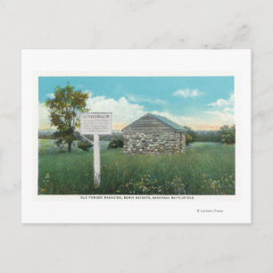 Exterior View of Old Powder Magazine Postcard