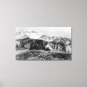 Exterior View of Paradise Inn Canvas Print