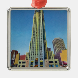 Exterior View of RCA Bldg, Rockefeller Centre Metal Ornament