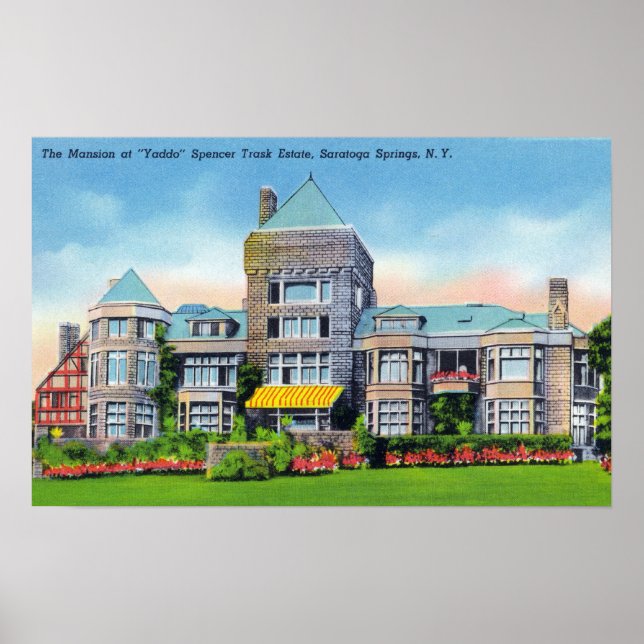 Exterior View of S. Track Estate Mansion at Poster (Front)