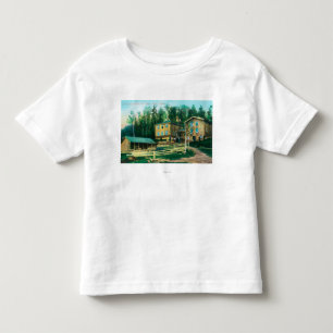 Exterior View of School House and Post Office Toddler T-shirt