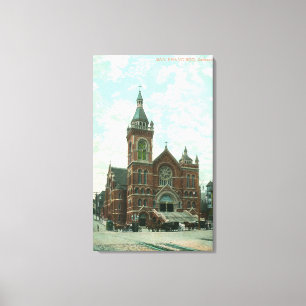 Exterior View of St. Mary's Cathedral Canvas Print