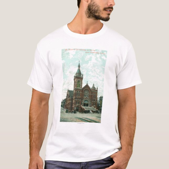 Exterior View of St. Mary's Cathedral T-Shirt (Front)