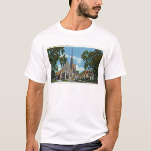 Exterior View of St. Mary's Church and Rectory T-Shirt