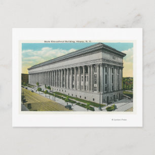 Exterior View of State Educational Building Postcard