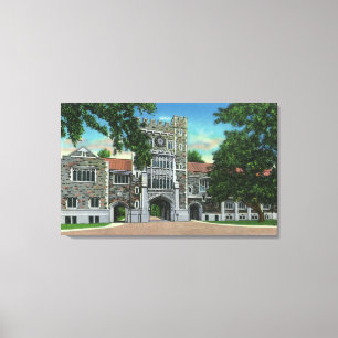 Exterior View of Taylor Hall, Vassar College Canvas Print