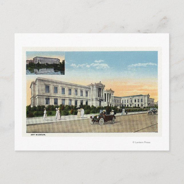 Exterior View of the Art Museum # 2 Postcard (Front)