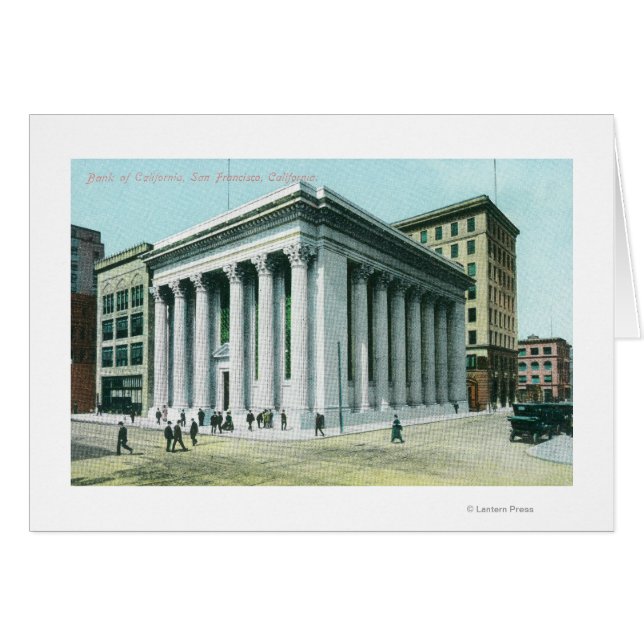 Exterior View of the Bank of California (Front Horizontal)