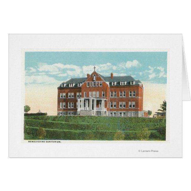 Exterior View of the Benedictine Sanitarium (Front Horizontal)