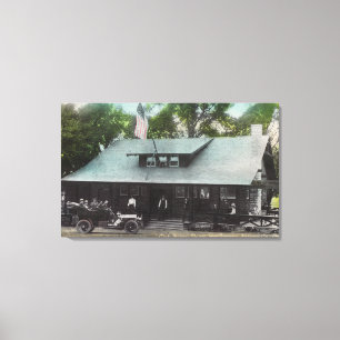 Exterior View of the Club House Canvas Print