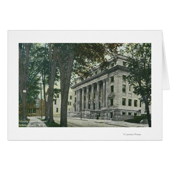 Exterior View of the County Court House (Front Horizontal)