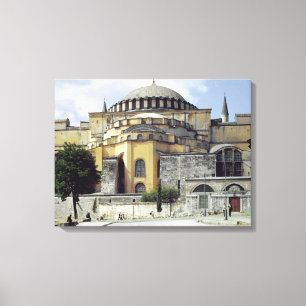 Exterior view of the cupola, 532-37 canvas print