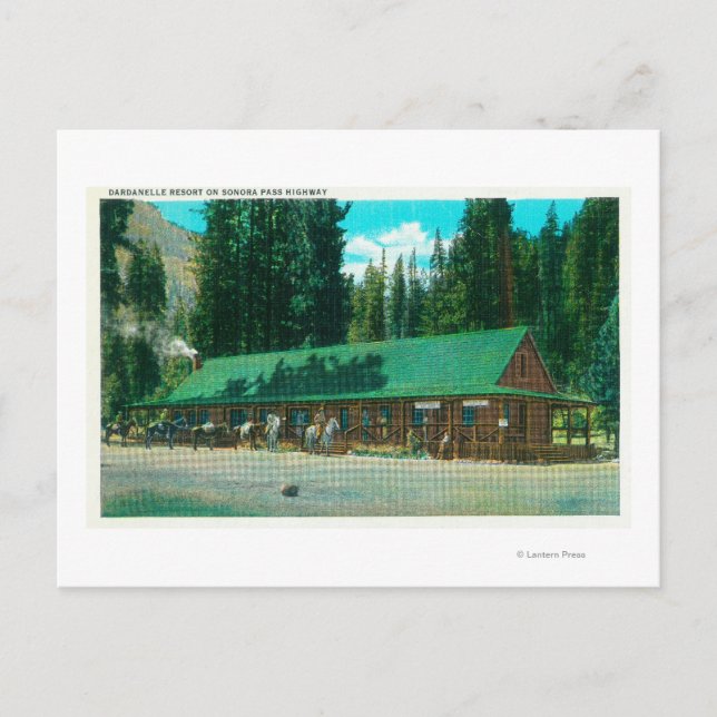 Exterior View of the Dardanelle Resort Postcard (Front)