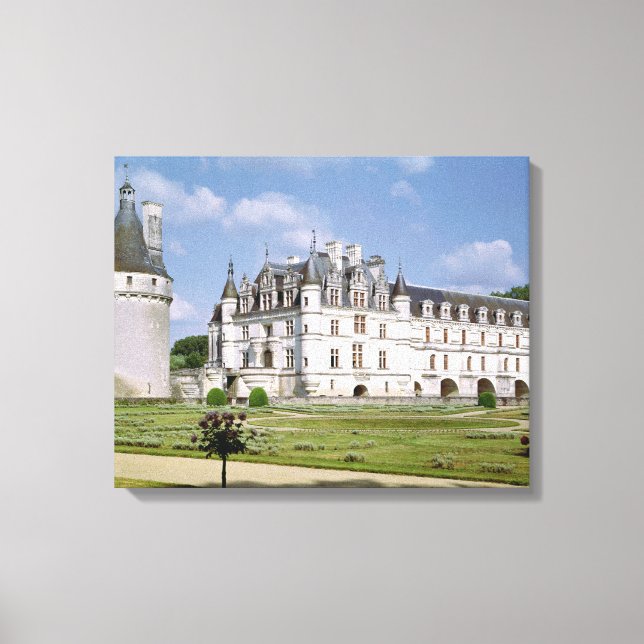 Exterior view of the Donjon Canvas Print (Front)