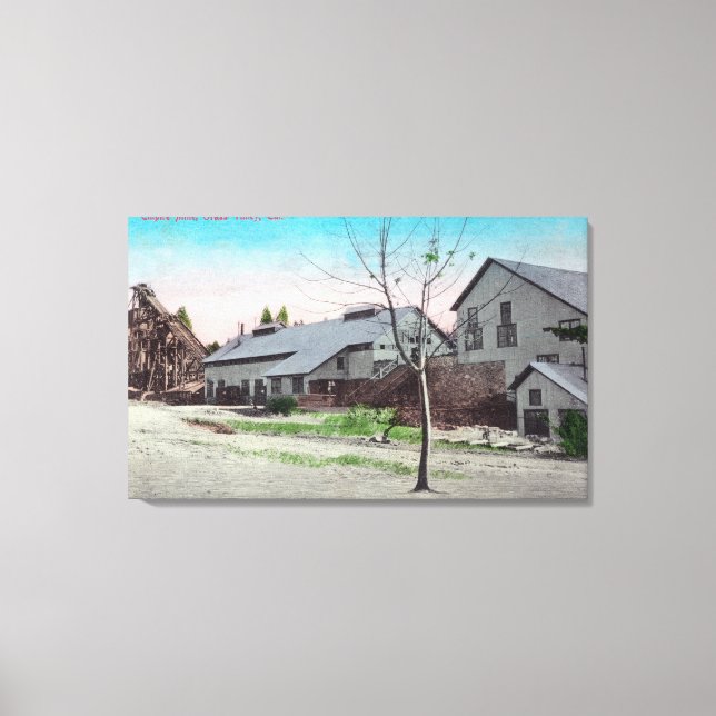 Exterior View of the Empire Mine Canvas Print (Front)