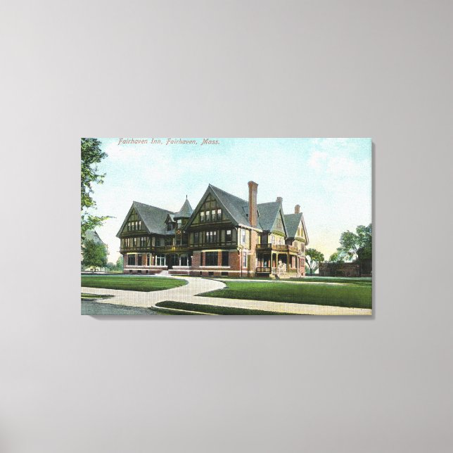 Exterior View of the Fairhaven In Canvas Print (Front)