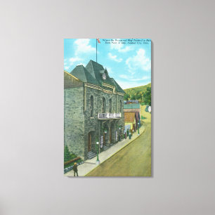 Exterior View of the Famous Opera House Canvas Print