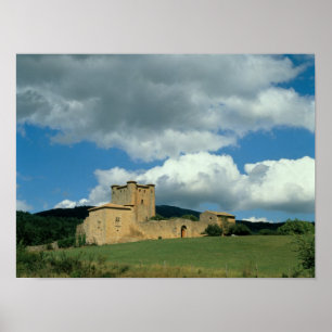 Exterior view of the fortress, built 1038-43 poster